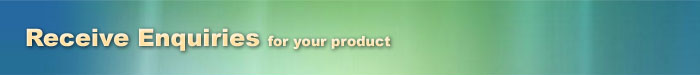 Receive Enquiries for your product