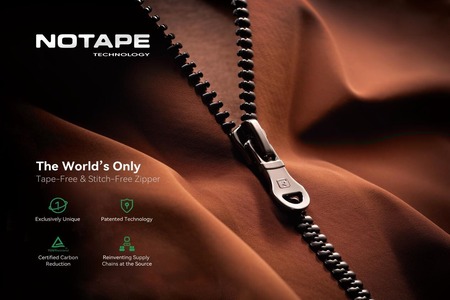 Notape to introduce tape-free zipper technology