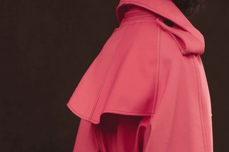 Patrick McDowell creates apparel using Shiringa io-leather